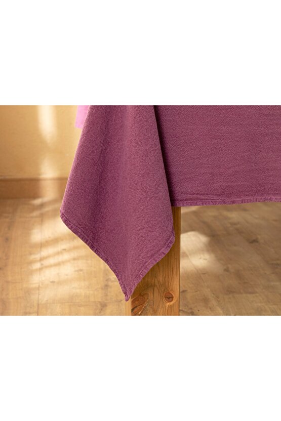 Grandeur Pamuk Masa Örtüsü 150x200 Cm Mürdüm