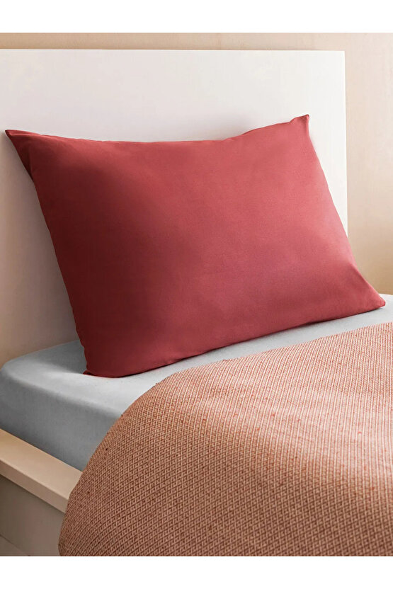 LCW HOME Kahverengi Kendinden Desenli Tek Kişilik Pike Seti