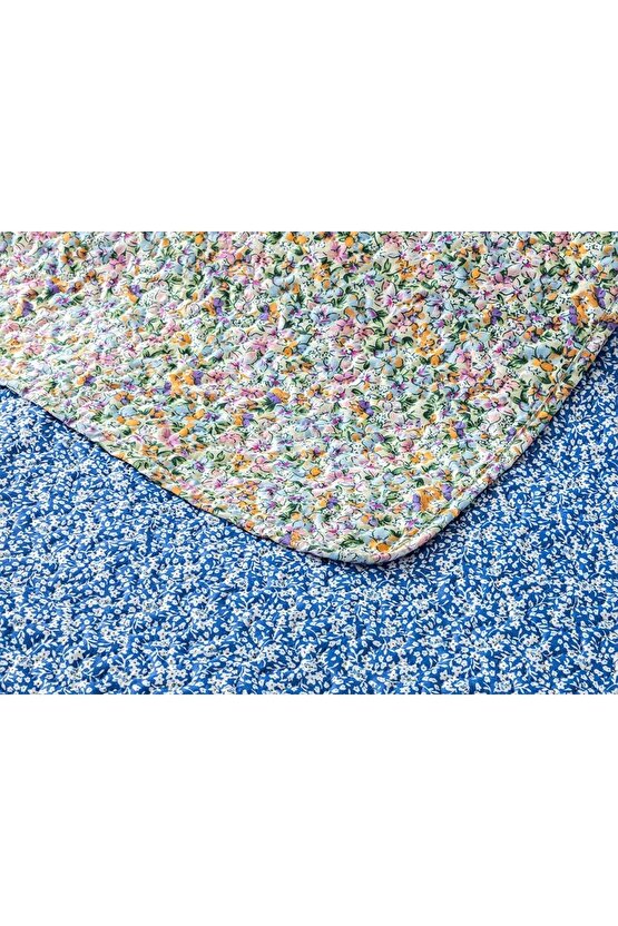 Deep Joy Tek Kişilik Çok Amaçlı Örtü 160x220 Cm Mavi