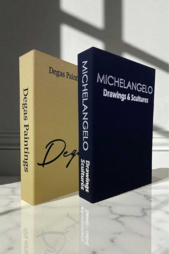 2’li Kumaş Kaplı Kitap Görünümlü Dekoratif Kutu | Hediye & Takı Kutusu