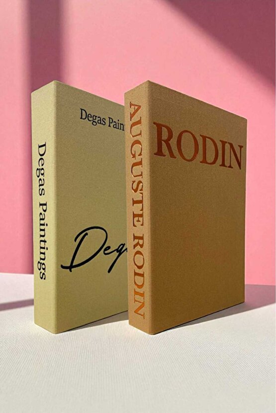 2’li Kumaş Kaplı Kitap Görünümlü Dekoratif Kutu | Hediye & Takı Kutusu