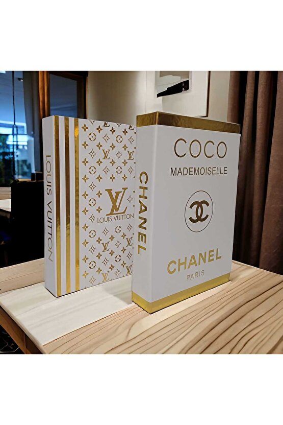 Dekoratif Kitap Kutu 2’li Set