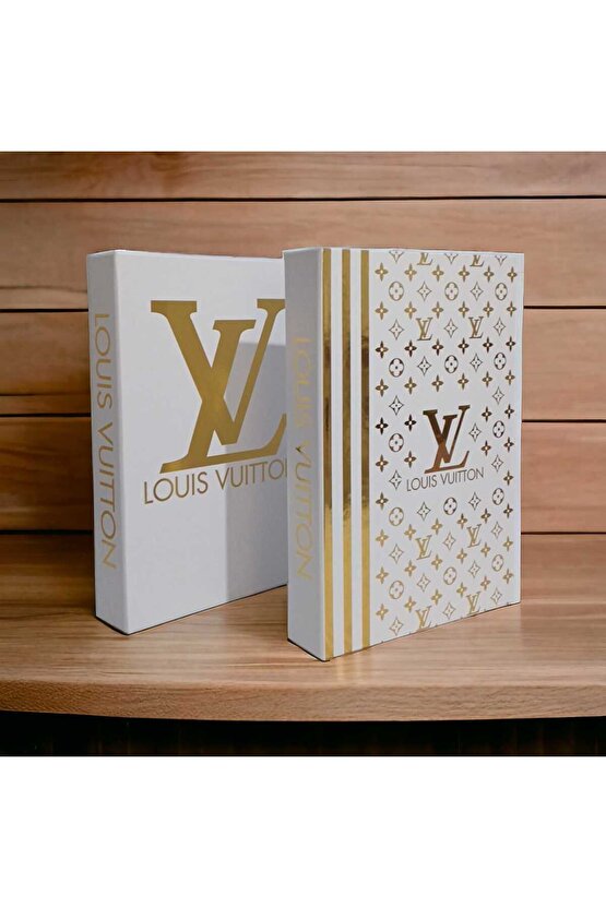 Dekoratif kitap kutusu 2 li set