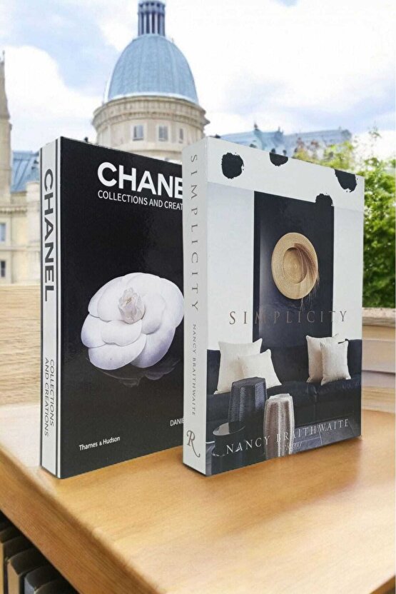 Dekoratif Kitap Görünümlü Kutu 2li Set Decorative Book Looking Box