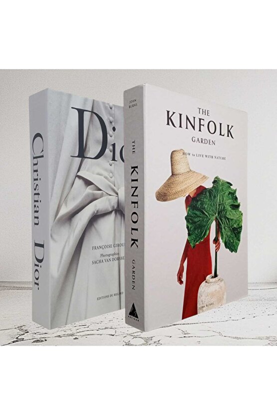 Dekoratif Kitap Görünümlü İçi Açılabilir Kutu 2 Adet