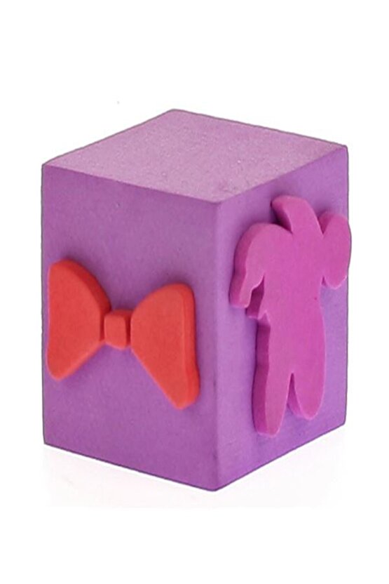 Parmak Boyası Ponpon Sünger Tampon Fırça Küp Eva Baskı Sünger Baskı