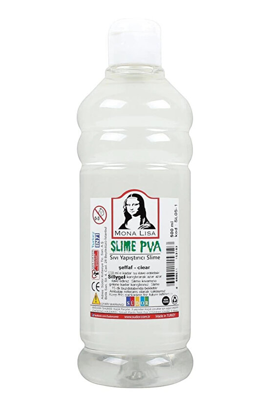 Supertrend Mona Lisa Slime Jeli 500 ml. ŞEFFAF