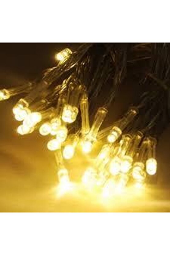 Ledli Günışığı Renk 5 Mt Led Yılbaşı Ağaç Süsü Sarkıt Işık