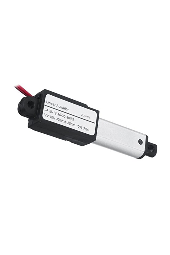 Alüminyum 40n 30mms 30mm Açılır Uzunluk 12v Dc Mini Lineer Motor