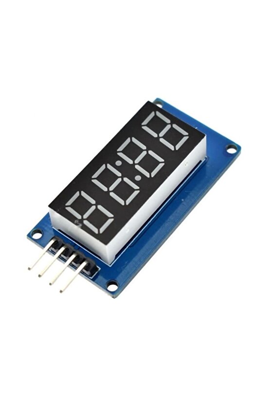 Emes Robotik Tm1637 4 Hane 4 Digit Dijital Seri 7 Segment Ekran Saat Iıc Tm1637 4 Modül