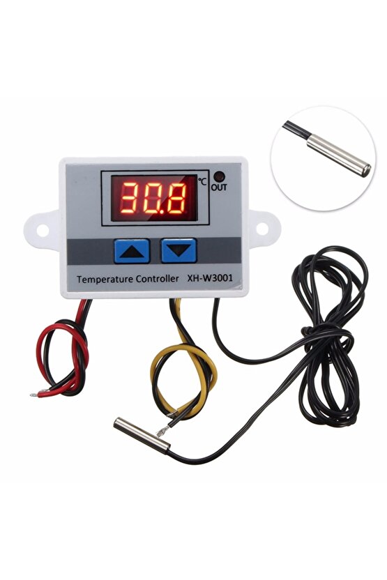 Xh-w3001 Ac 220v Dijital Termostat Kuluçka Pet Akvaryum Isıtıcı Soğutucu Kazan Dondurucu Buzdolabı