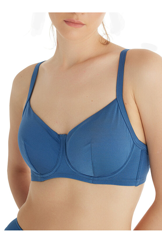 Kadın Bikini Üstü 10711 - Mavi