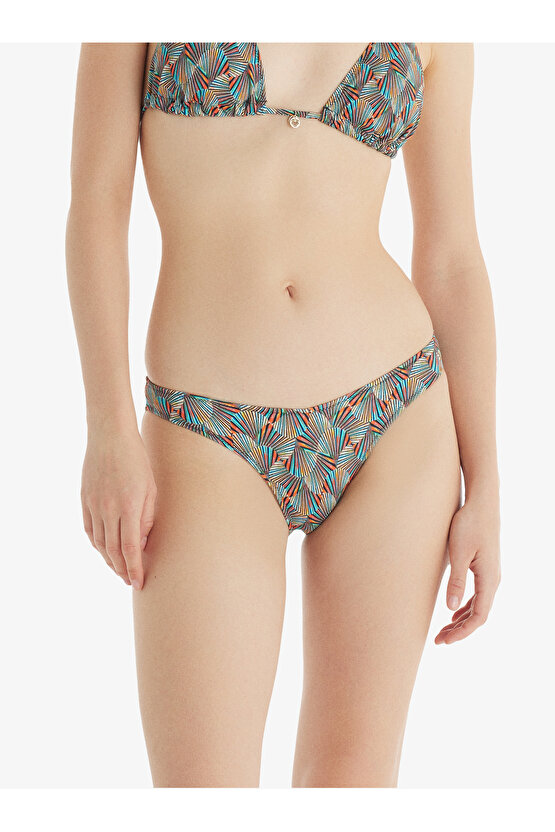 Kadın Brazilian Bikini Altı 10706 - Desenli