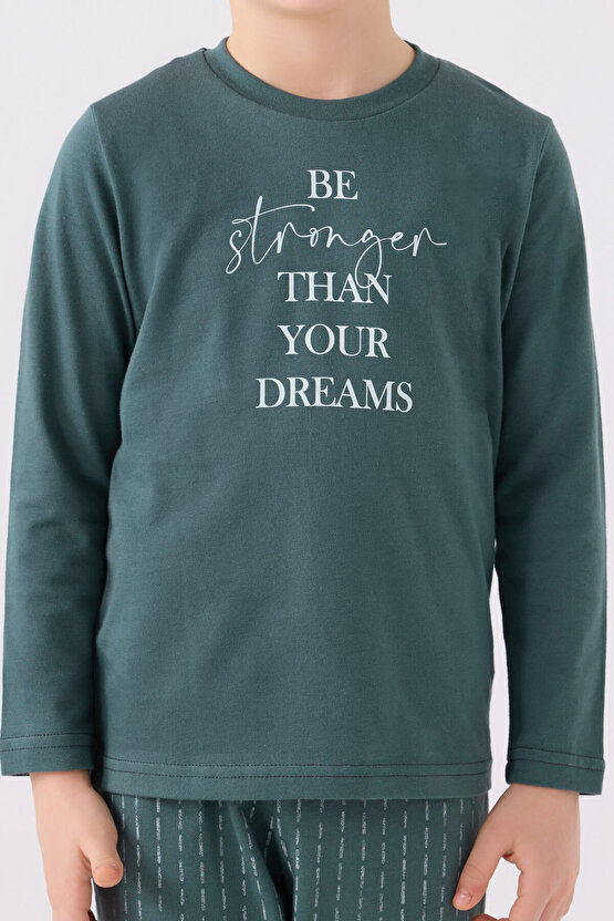 3130 Erkek Çocuk Uzun Kol Pijama Takım