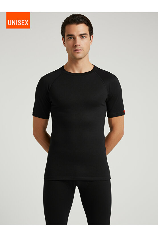 Unisex Termal Tişört 2. Seviye 9258 - Siyah