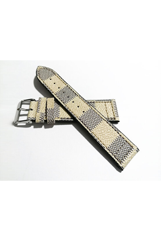 & Fosil Kumaş Yüzeyli Saat Kordonu Uyumlu 22 mm( 207 )