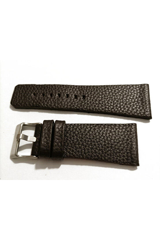 Dizel saat Uyumlu  32 mm  Hakiki Bufolo  derisi  KAHVERENGİ