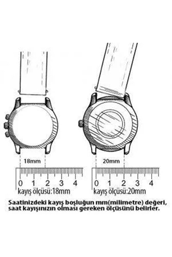 22 mm silikon Baskılı Desenli Saat Kordonu Kayışı