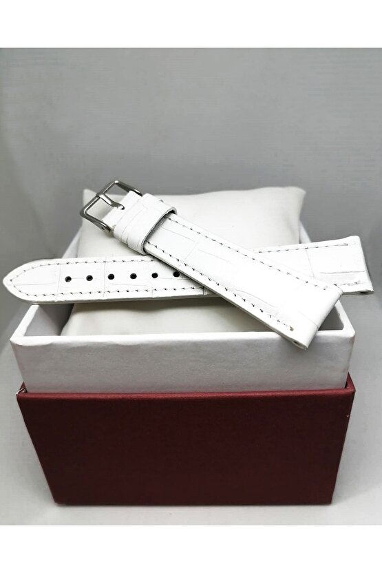 20 Milim Hakiki Deri Saat Kayışı 4