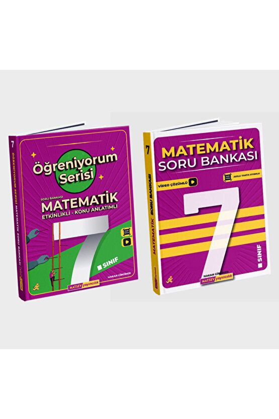7. Sınıf Matematik Öğreniyorum Serisi ve Matematik Soru Bankası Güncel