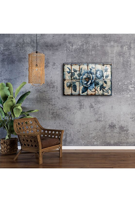 Modern Soyut Cam Duvar Tablosu