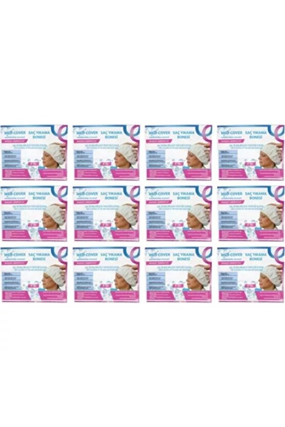 Hasta Saç Bakımtemizlemeyıkama Bonesi (12 Adetpaket)