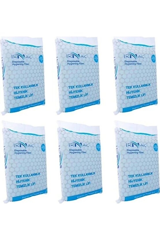 Şampuanlı Hasta Vücut Yıkama Lifi 6 Paket 120adet