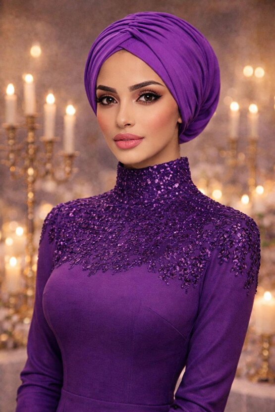 Menekşe Büzgülü Salaş Bone