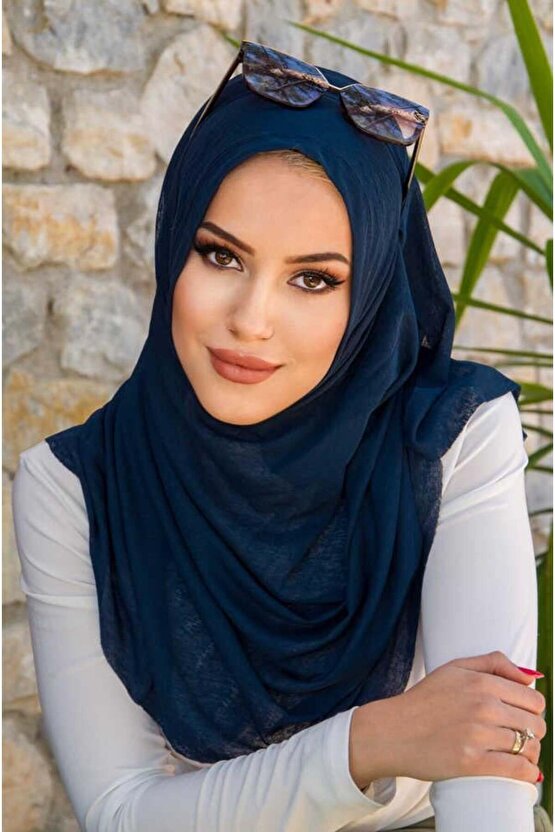 Lacivert Double Şal