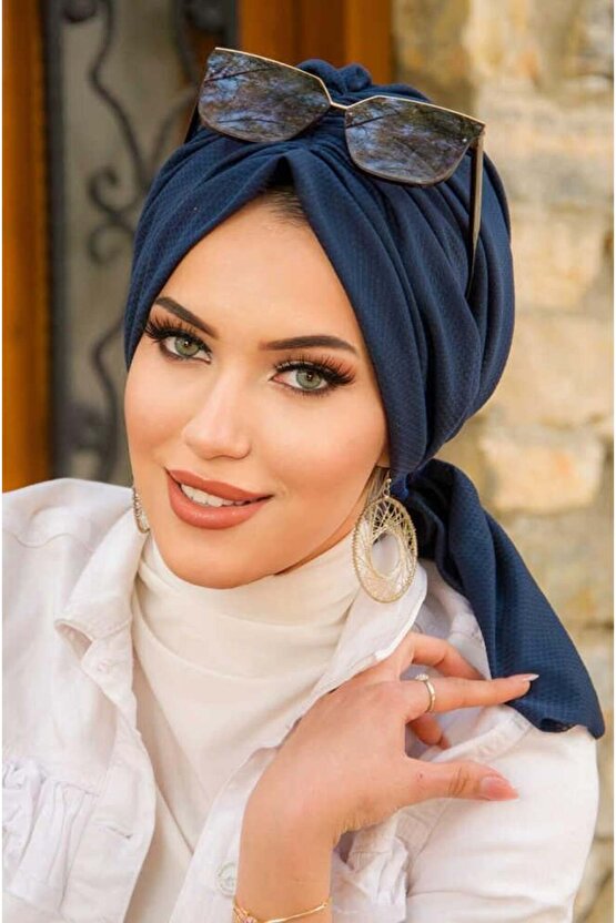 Koyu Lacivert Tokalı Bone