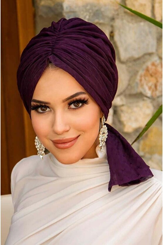 Mürdüm Ponpon Tokalı Bone