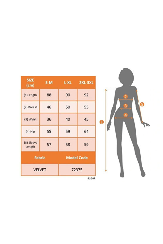 Kadın Uzun Kollu Yakası Açık Fırfırlı Taşlı Mini Kadife Elbise