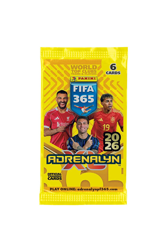 Panini FIFA 365 Adrenalyn XL 2026 Metal Kutu Paketi - Futbolcu Kartları - Trading Oyuncu Kartı - Fif