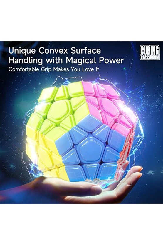 Orijinal MoYu Meilong Megaminx Manyetik Küp - Moyu Speed Cube - Moyu Megaminx Zeka Küpü - Zeka Küpü