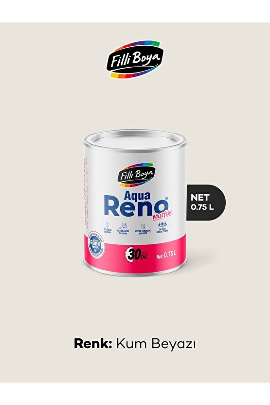 Filli Aqua Reno Mutfak Kum Beyazı (0,75L - 2,5L) Kum Beyazı