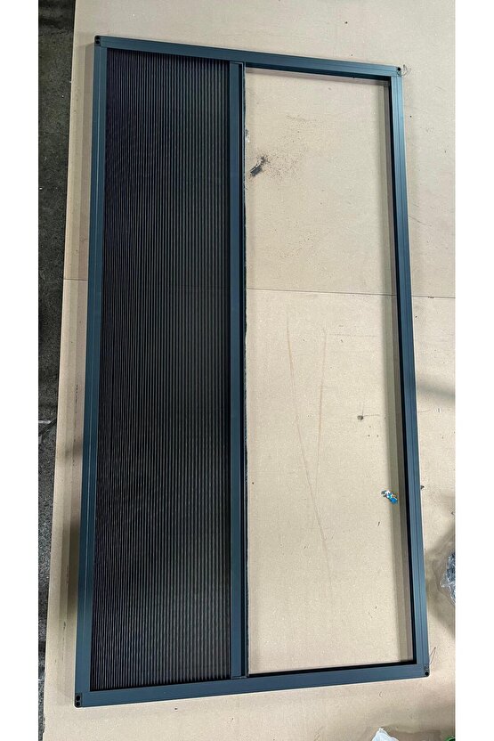 Antrasit Gri Plise Sineklik Kapı