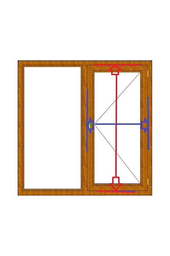 pileli plise sineklik 60x120