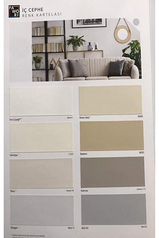 Plastik İç Cephe Duvar Boyası 3,5 Kg-Açık Mavi