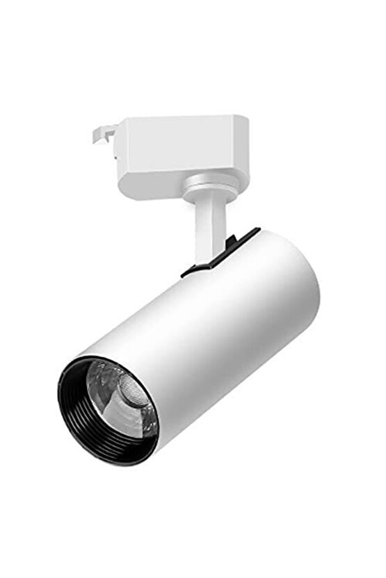 Alüminyum Gövde 30 Watt 3000 Kelvin Gün Işığı Ledli Çok Kaliteli Ray Spot , Led Armatür (Ray Hariç)