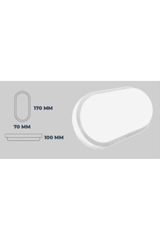 ECN-5015 20W Dış Mekan LED Aplik Beyaz