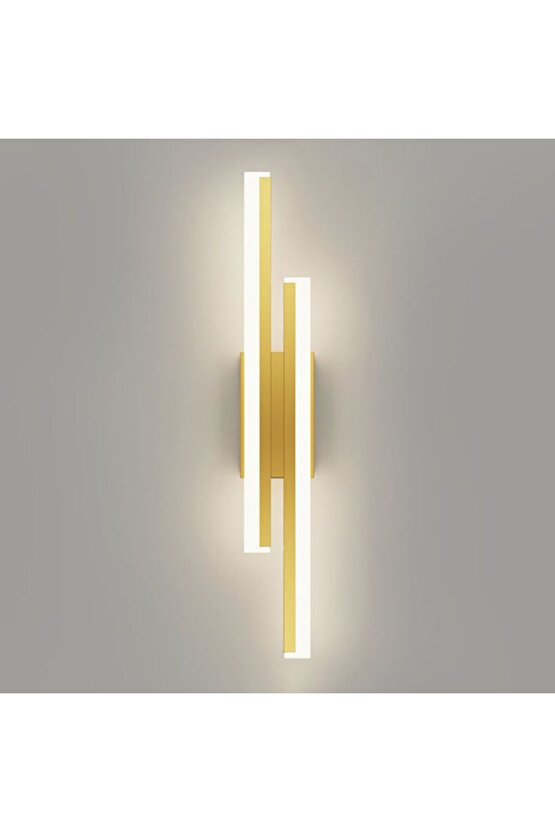 Elektrikle Çalışır, 12 Watt , 3000 Kelvin Gün Işığı Led Aplik, İç Merkan Led Duvar Armatürü -220V