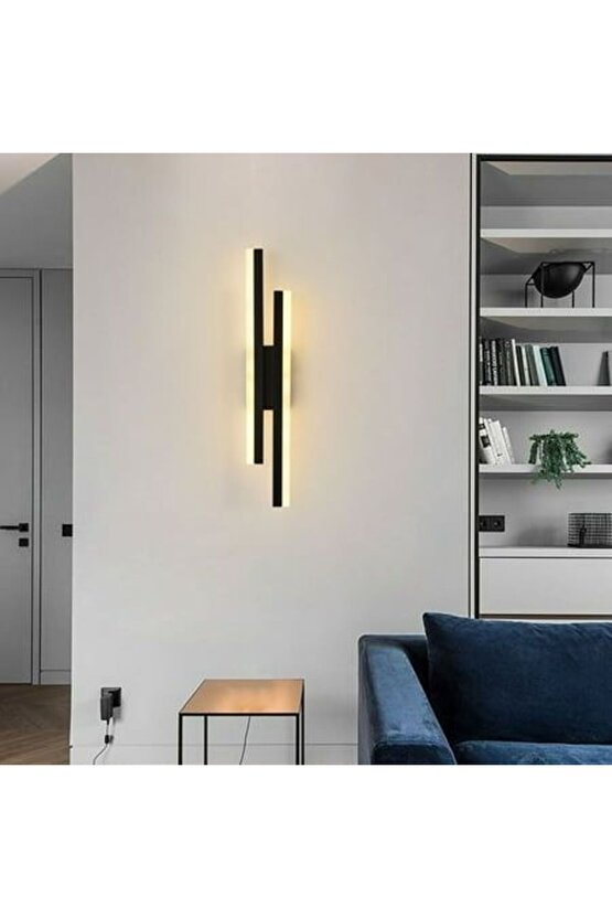 Elektrikle Çalışır, 12 Watt , 3000 Kelvin Gün Işığı Led Aplik, İç Merkan Led Duvar Armatürü -220V