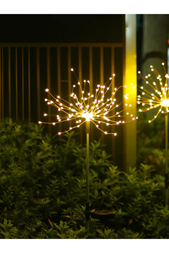 Güneş Enerjili, 10 Watt, 3200K Gün Işığı, Çiçek Demeti Solar Bahçe Artmatürü, Kaiteli Solar Armatür