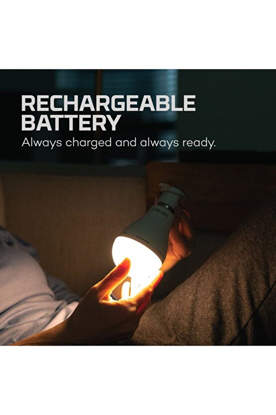 4 Adet Elektrik Kesilince De Çalışan 9 Watt Beyaz Işık Led Ampul Kendini Şarj Eden Led Ampul