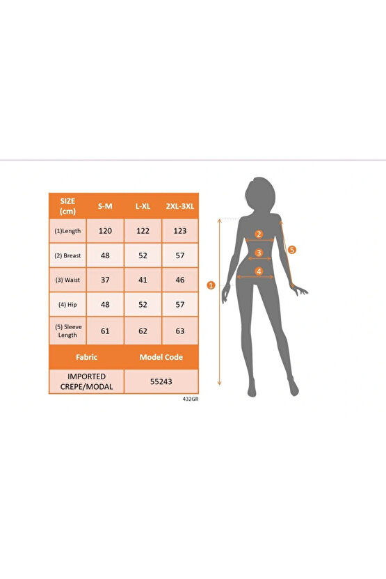 MDB Kadın Uzun Kollu Bisiklet Yaka Ithal Krep Bluz Alt Desenli Modal Midi Elbise