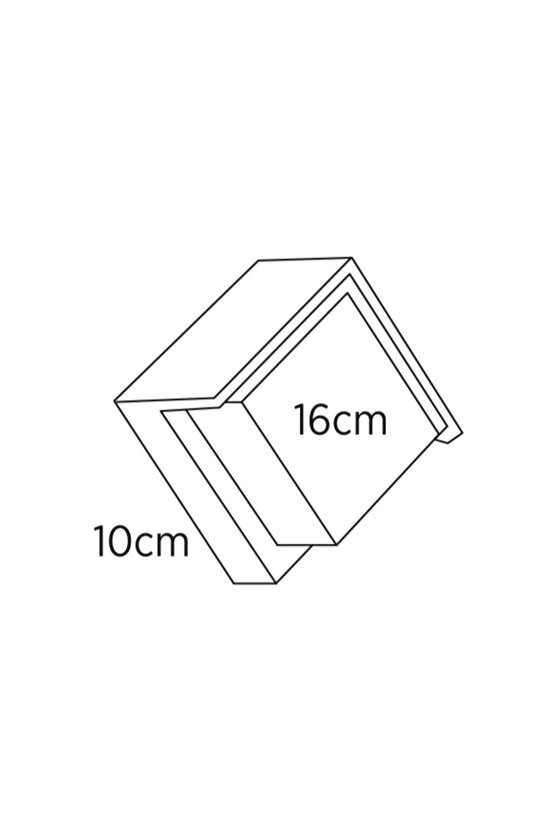 12W 3000K GÜNIŞIĞI DIŞ MEKAN LEDLİ DEKORATİF DUVAR APLİĞİ