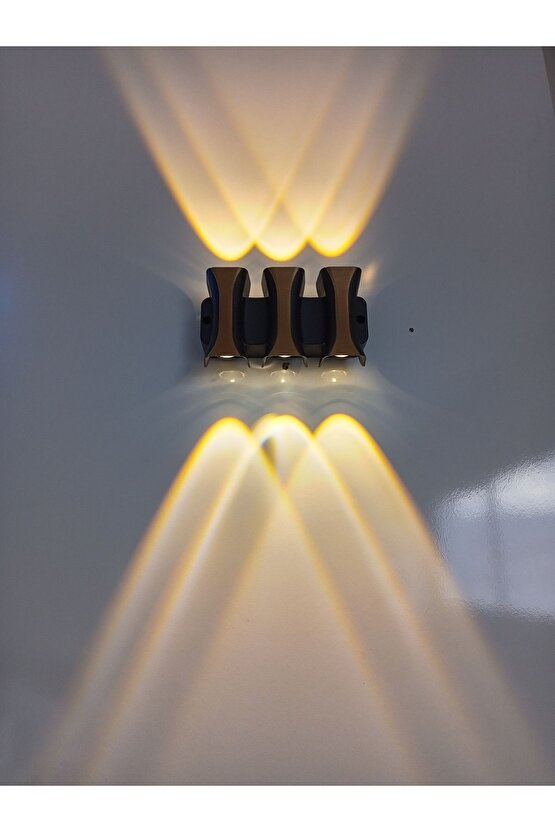 SEKİZGEN LED ÇİFT YÖNLÜ NAZAR APLİK GÜNIŞIĞI