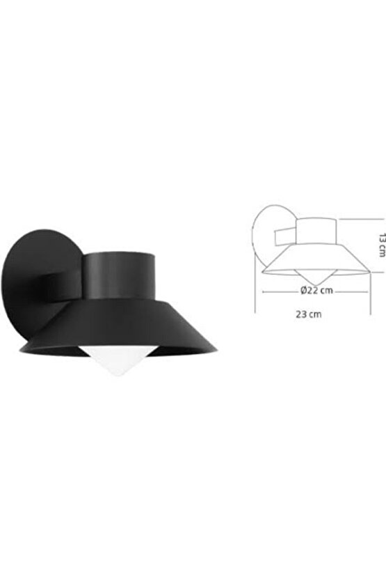 Dış Mekan, Bahçe, Balkon, Teras, Kamelya, Veranda, Kapı Giriş Apliği (AMPUL HARİÇ) - e27 Duylu