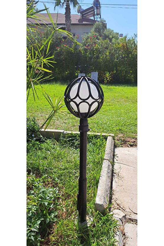 232LAMP Papatya Yuvarlak Direk Üstü Bahçe Armatürü (4-6 CM ÇAPINDA YUVARLAK BORULAR İÇİN UYGUN.)
