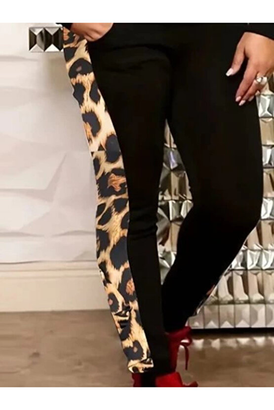 MDB Kadın Uzun Kollu önden Fermuarlı Bağcıklı Viskon Iki Iplik Bluz Ve Pantolon Ikili Takım